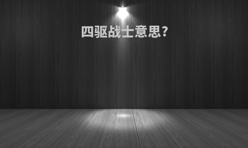 四驱战士意思?