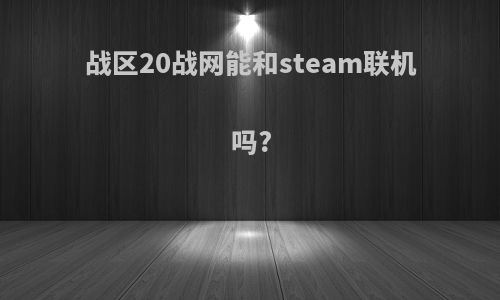 战区20战网能和steam联机吗?