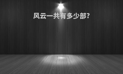 风云一共有多少部?