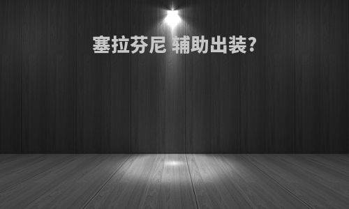 塞拉芬尼 辅助出装?