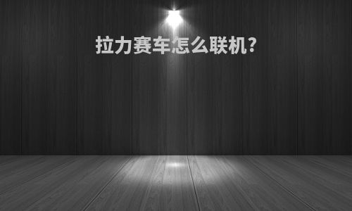拉力赛车怎么联机?