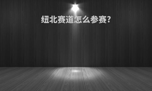 纽北赛道怎么参赛?