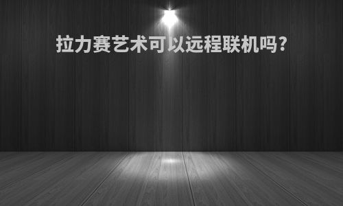 拉力赛艺术可以远程联机吗?