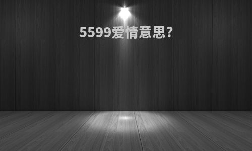 5599爱情意思?