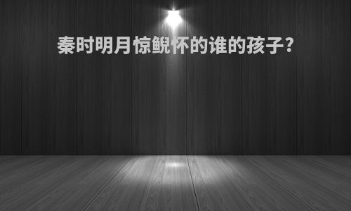 秦时明月惊鲵怀的谁的孩子?