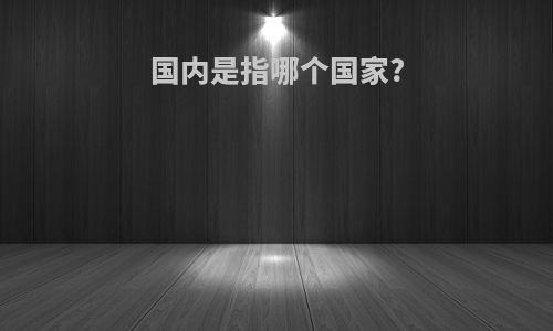 国内是指哪个国家?